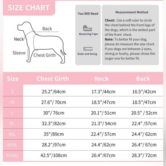 Dog Winter Jacket Polar Fleece Pet Warm Vest Medium Large Dogs Walking - Picture 4 of 7